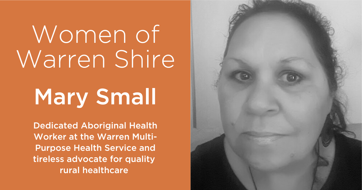 Women of Warren Shire - Mary Small - Post Image